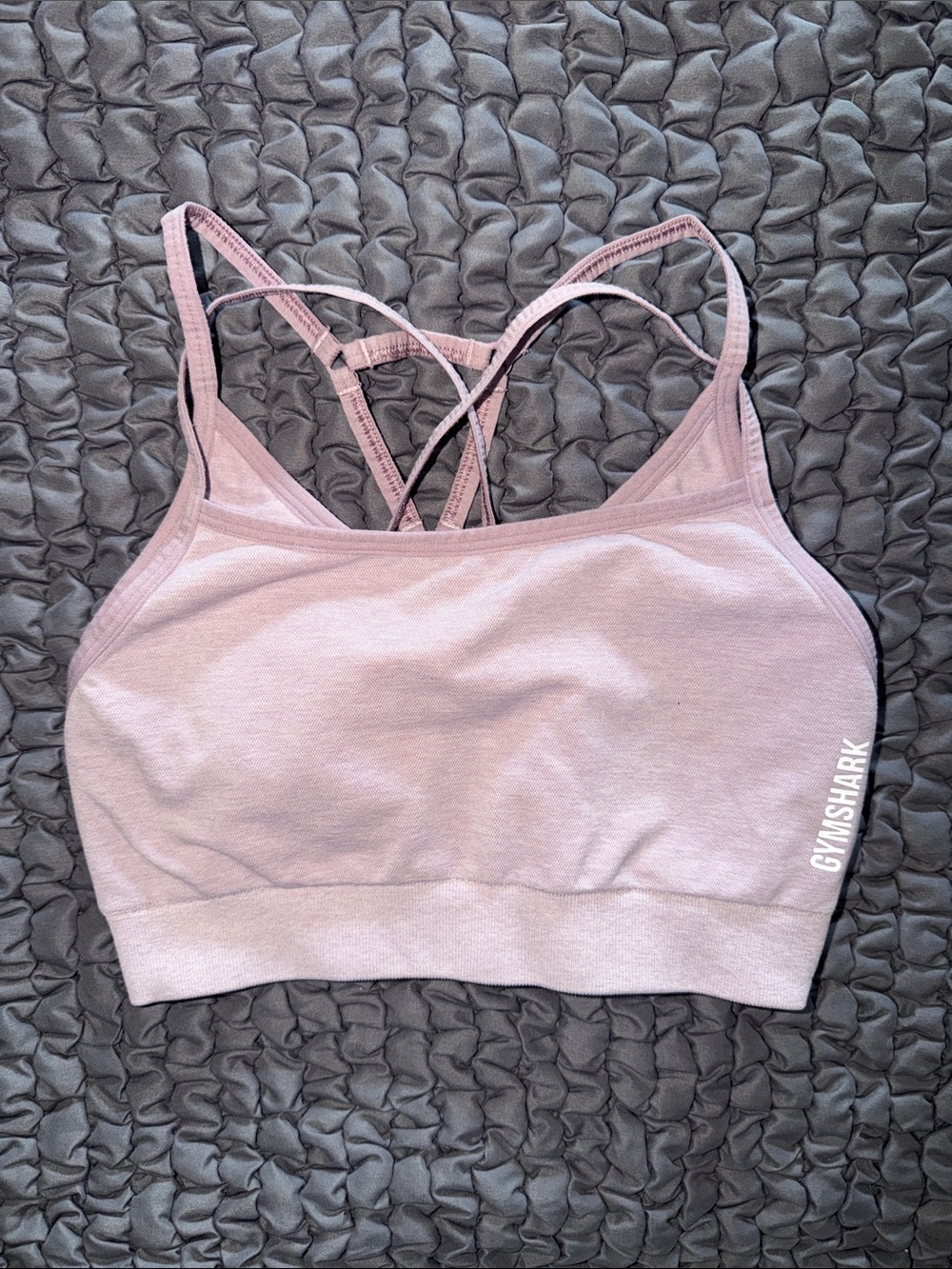 Gymshark Women's Light Purple Strappy Sports Bra